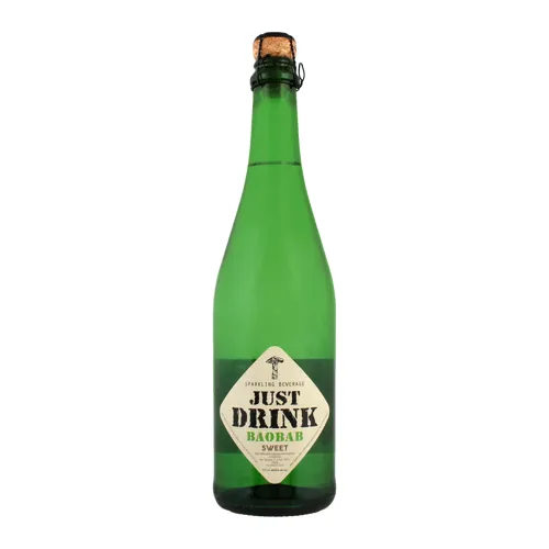 Напій винний 0.75л 8-12% білий ігристий слабоалкогольний Baobab Just Drink КЗШВ пл