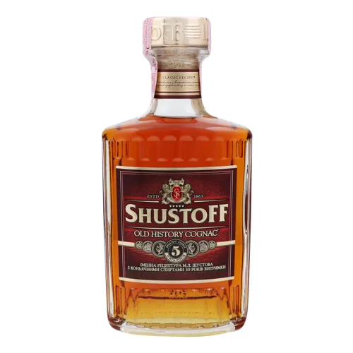 Коньяк 0.25л 40% 5 зірок Old History Shustoff