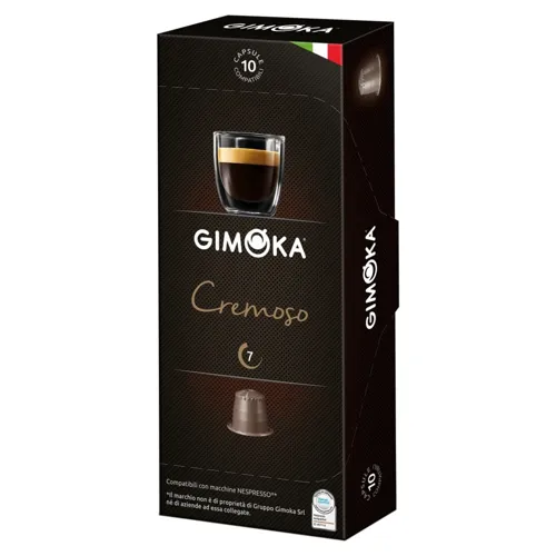 Кава Gimoka Espresso Cremoso мелелена капсула 10шт*55г