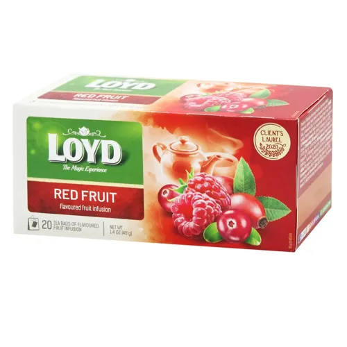 Чай фруктовий «Loyd» Червоні фрукти 2г*20шт