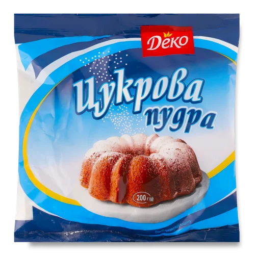 Цукрова Пудра Вищого Ґатунку, м/у 200г