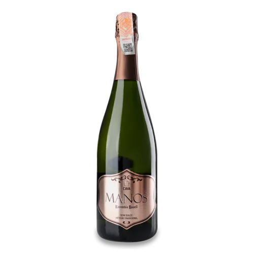 Ігристе Вино Біле Напівсухе Cava Manos, 0.75л, 11.5% об.