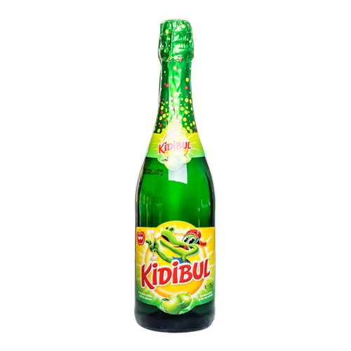Напій Kidibul яблуко безалкогольний сильногазований,0,75л