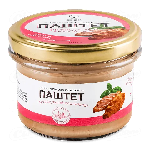 Паштет Шеф-Повар французький класичний, 200г