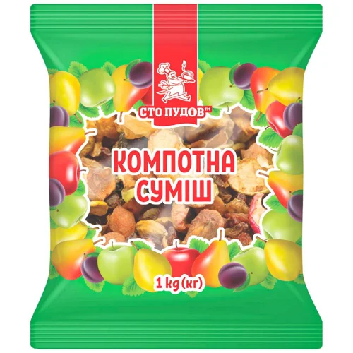 Компотна суміш Сто Пудів 1кг