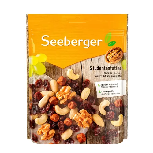 Суміш студентська Seeberger з горіхів і ізюму 400г