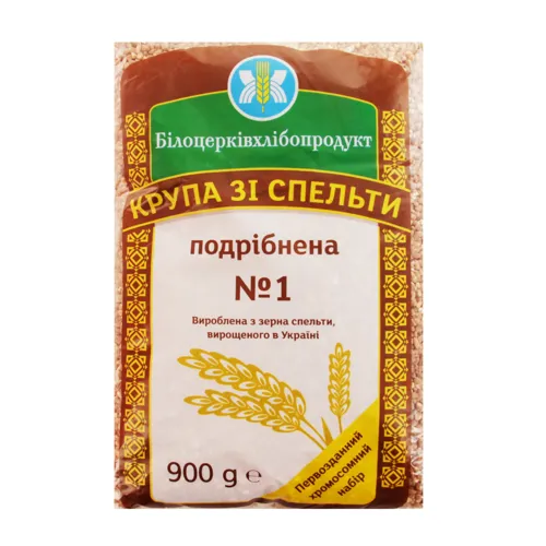 Крупа зі спельти подрібнена №1 Білоцерківхлібопродукт м/у 900г