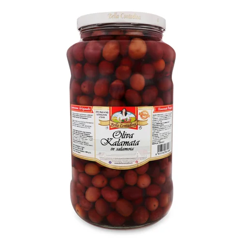Оливки Bella Contadina Каламата з/к,2900г