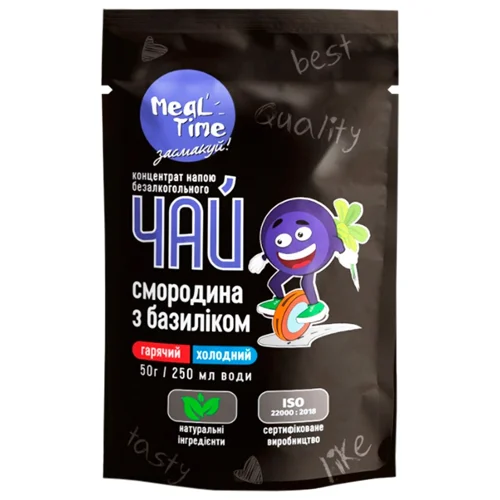 Чай Meal Time смородина з базиліком 50г