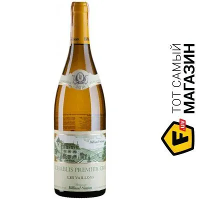 Вино Chablis 1-er Cru "Les Vaillons"; Billaud-Simon 2018, 0,75л