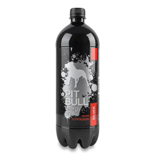 Напій енергетичний Pit Bull Silver б/алк сил/газ 1л