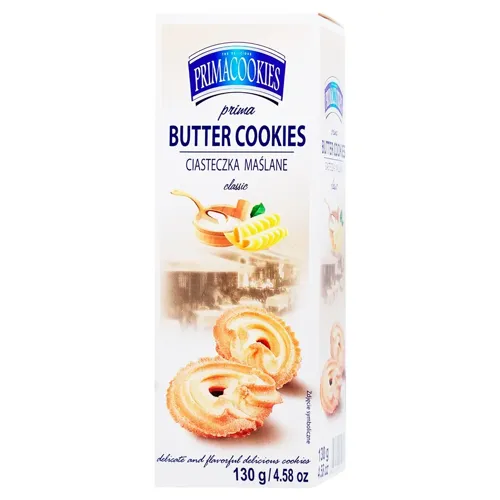 Печиво Primacookies Класичне масляне 130г