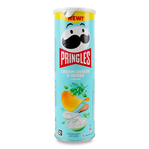 Чипси Картопляні Вершковий Сир та Зелень, в/ґ, к/у 165г