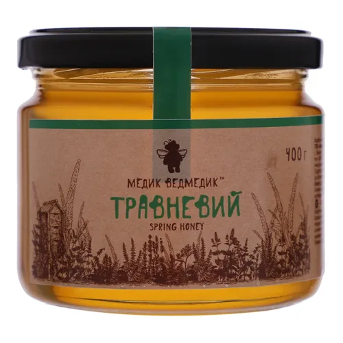 Мед Травневий Медик Ведмедик 400г