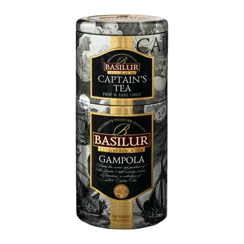 Чай Чорний Гампола Та Капітанський З/Б Вищого Ґатунку З Квітами Та Фруктами Basilur, 125г