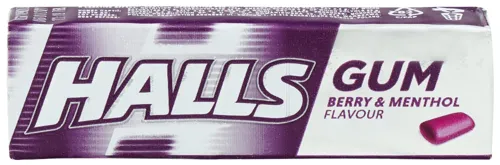 Гумка жувальна без цукру зі смаком ментолу та чорної смородини Halls м/у 14г