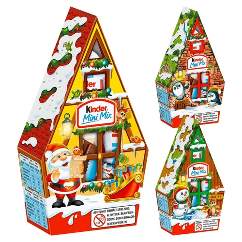 Набір солодощів новорічний Kinder Mini Mix 75г