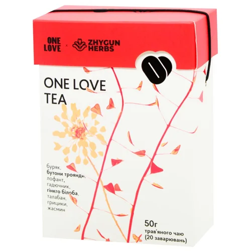 Чай трав'яний One Love x Zhygun Herbs One Love Tea 50г