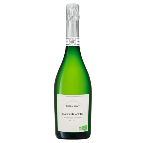 Вино ігристе Maison Blanche Cremant de Bordeaux Organic біле брют 11,5% 0,75л