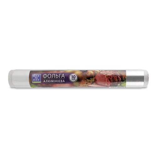 Фольга алюмінієва харчова, 10м, Day by Day, 1шт
