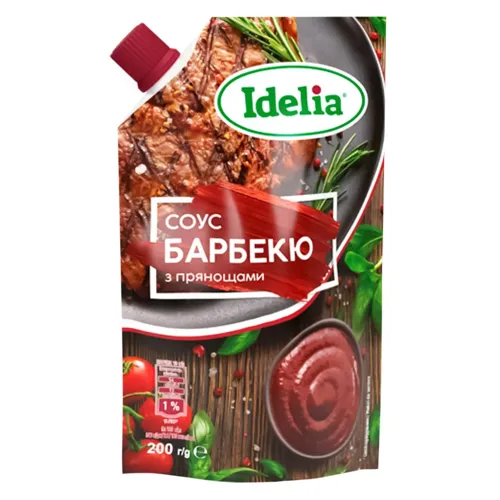 Соус барбекю IDELIA для приготування 200г