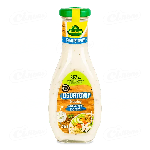 Соус Kuhne «Салатний» з йогуртом, 250мл