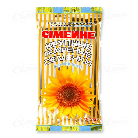 Насіння соняшника Сімейне смажене солоне, 140г