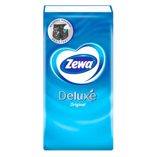 Паперові носові хусточки Zewa Deluxe 3 шари 10шт