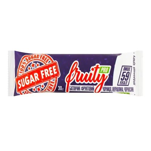 Батончик фруктовий Чорниця-журавлина-чорнослив Healthy Meal м/у 30г