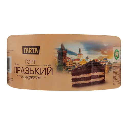 Торт бісквітний Празький Tarta 500г