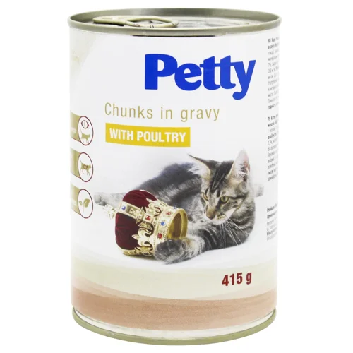 Корм для котів Petty з птицею 415г