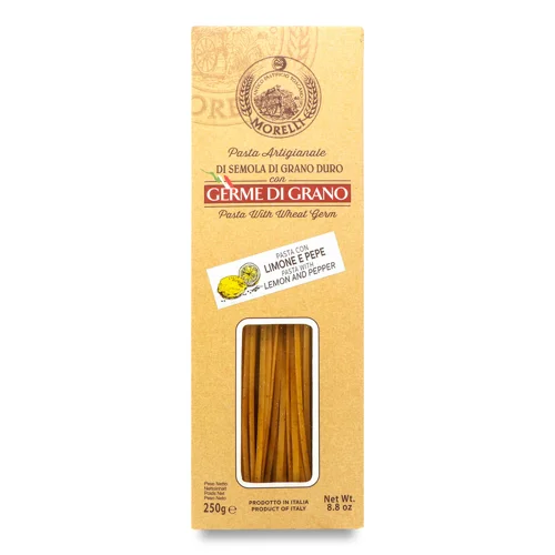 Макаронні вироби Morelli Лінгвіне лимон-чорн перец,250г