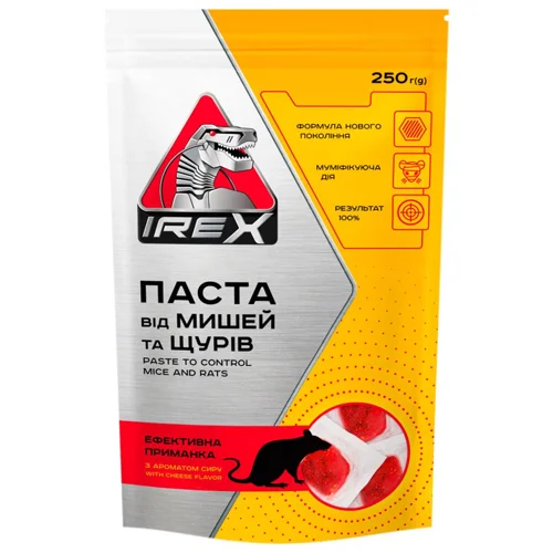 Паста Irex від мишей та щурів 250г