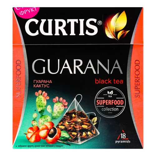 Чай чорний Curtis Guarana в пірамідках 18шт