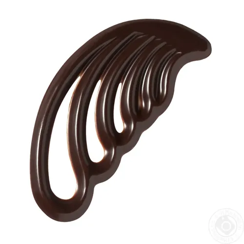 Декор Mona Lisa пір'я з темного шоколаду 150х4 240г