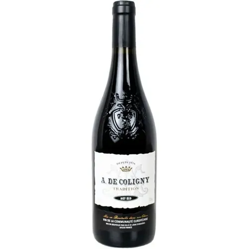 Вино A. De Coligny Red Dry, червоне, сухе, 11%, 0,75л