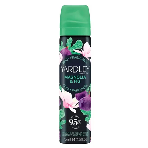 Дезодорант аерозольний Yardley Магнолія та інжир парфумований 75мл