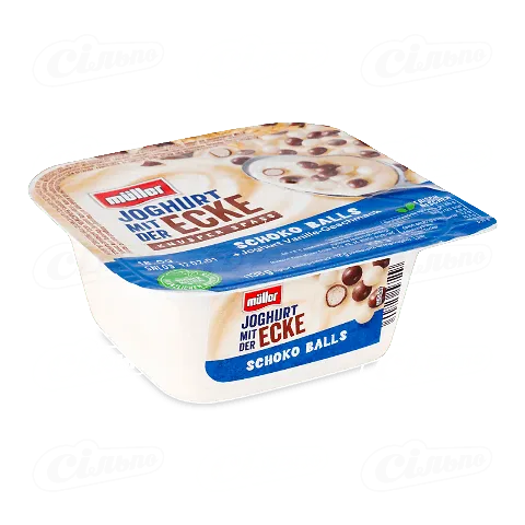 Йогурт Muller з шоколадними кульками 3,8%, 150г