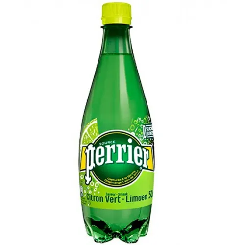 Вода мінеральна Perrier газована зі смаком лайму 0,5л