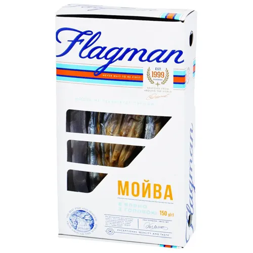 Мойва в'ялена з головою 150г