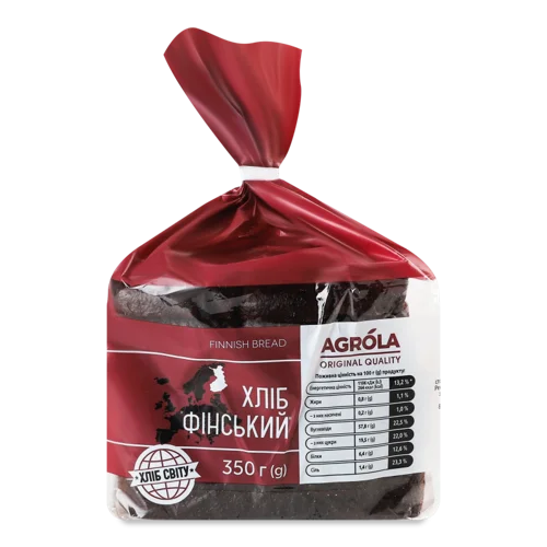 Хліб Нарізний Фінський Agrola, вищого ґатунку, м/у 350г