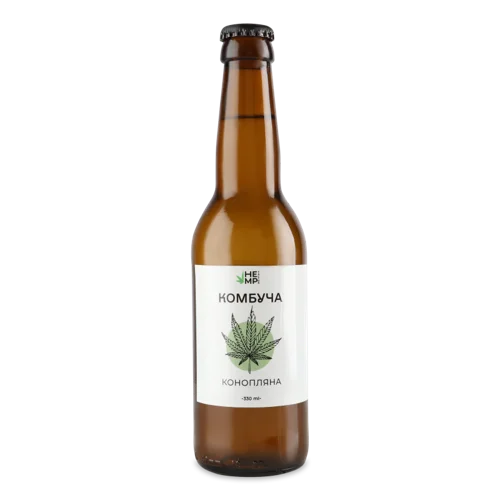 Комбуча Конопляна Вищого Ґатунку, С/Пл, 330мл