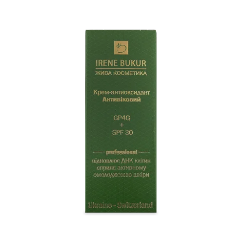 Крем-антиоксидант для обличчя Антивіковий SPF30 Irene Bukur, 50мл