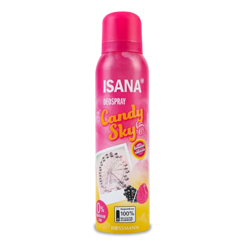 Дезодорант-спрей для тіла Candy Sky Isana, 150 мл