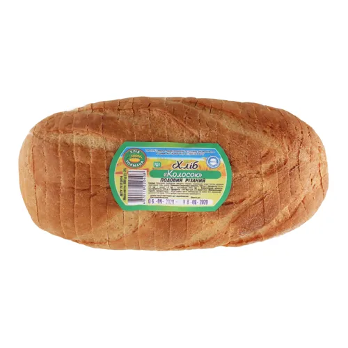 Хліб подовий нарізний Колосок Хліб Токмака м/у 600г