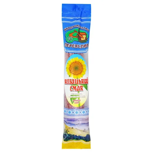 Ковбаса Укрпромпостач-95 Козацький смак сирокопчена вищого сорту вагова