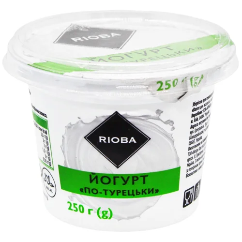 Йогурт Rioba по-турецьки 3,8% 250г