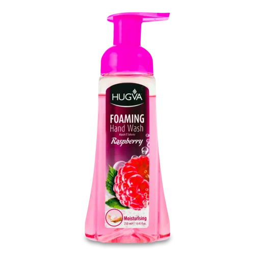 Мило-пінка Рідина Raspberry Hugva, 250мл