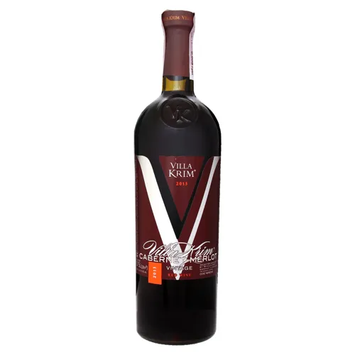 Вино 0.75л 9.5-14% червоне сухе Cabernet Merlot Vintage Villa Krim пл
