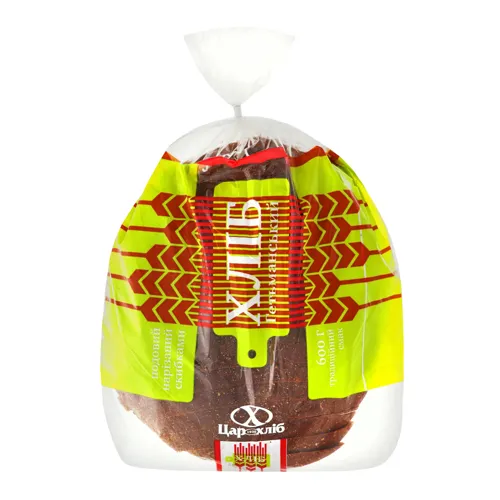 Хліб подовий нарізний Гетьманський Цар хліб м/у 600г